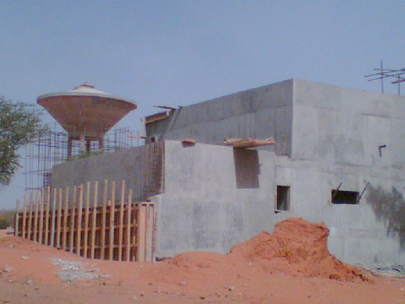 La station en finition