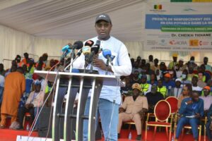Cérémonie de lancement du projet dans la région de Ziguinchor