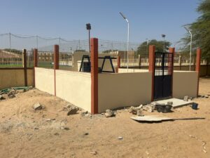 Enceinte de la station de pompage